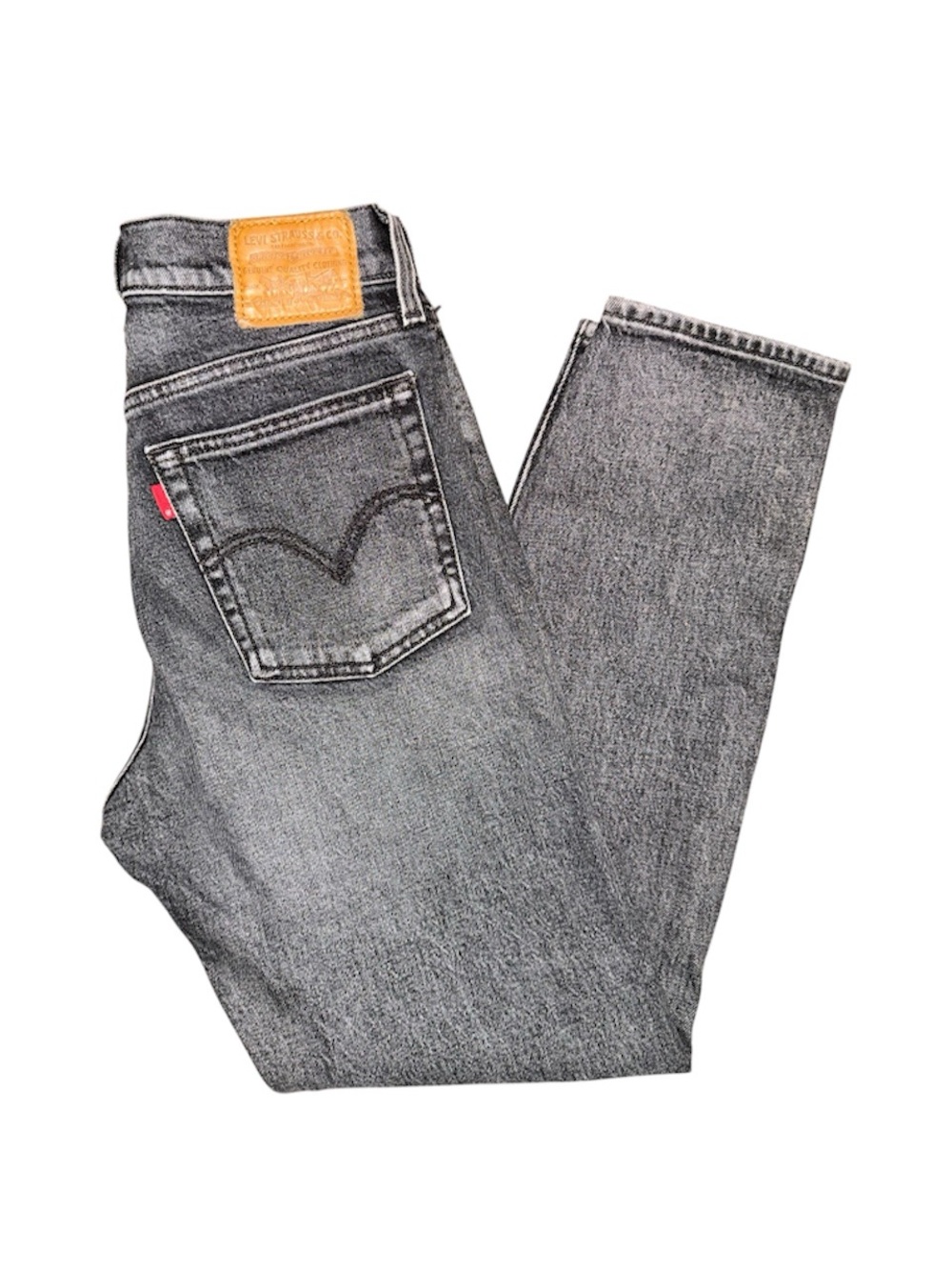 Levi's Wedgie Fit Straight Jeans - Gray Wash